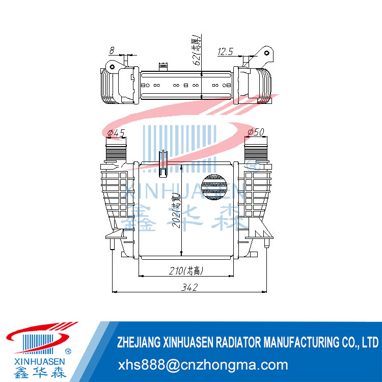 OE 14461-EM00A Car Intercooler Fits NISSAN NV200