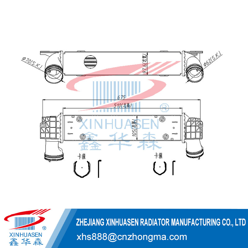 OE 17517798788 Car Intercooler Fits BMW