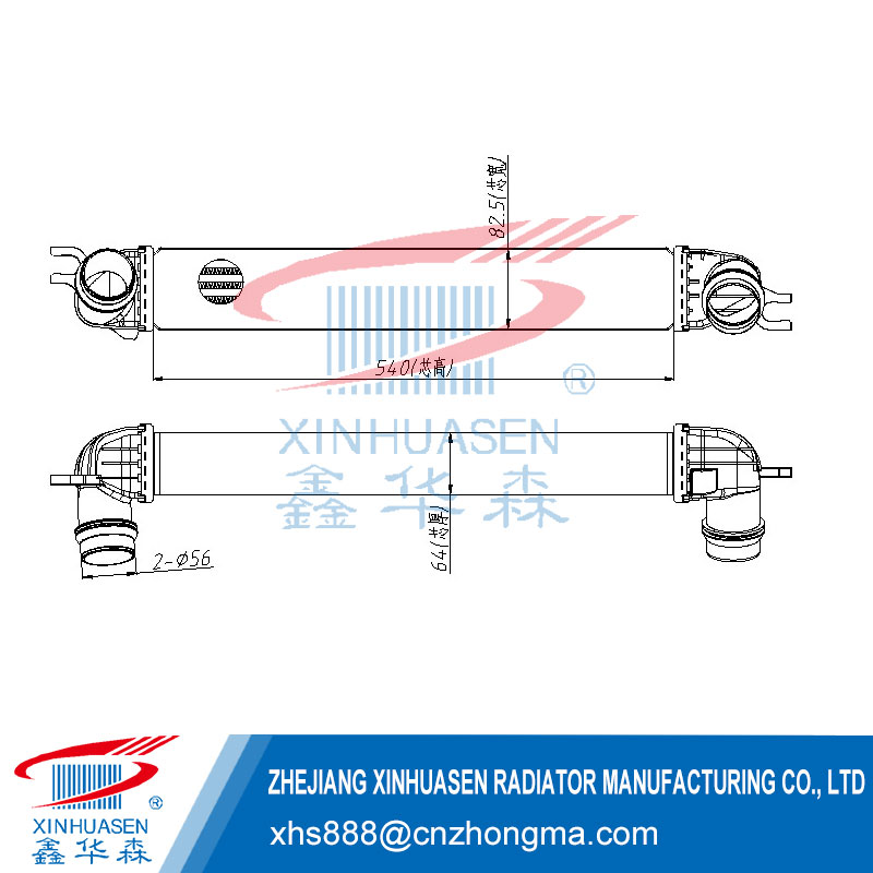 OE 17518506904 Car Intercooler Fits BMW MINI CLUBMAN R55