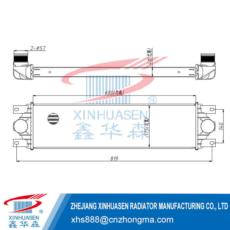 OE 4500847 Car Intercooler Fits RENAULT MASTER