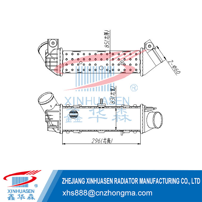 OE 6K0 145 805C Car Intercooler Fits SEAT IBIZA