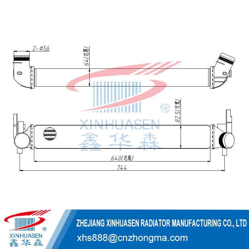 OE 6R0 145 805 Car Intercooler Fits EAT IBIZA V