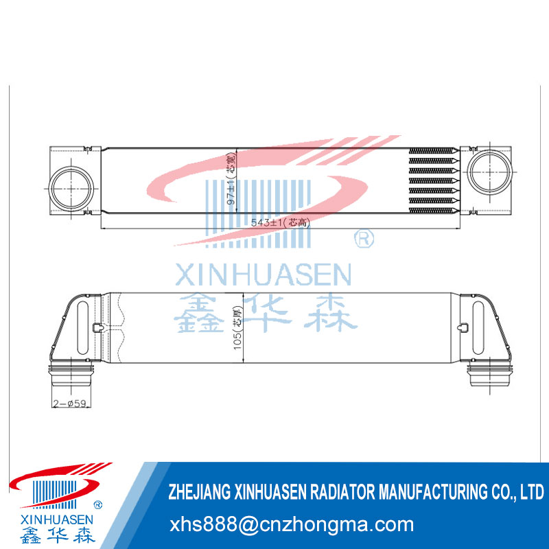 OE 7 795 823 Car Intercooler Fits BMW